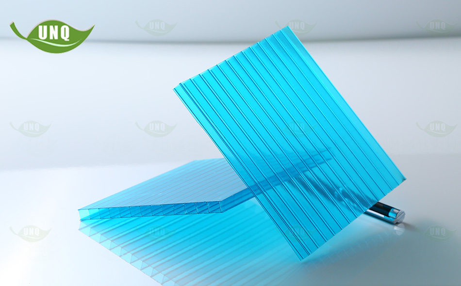 湖藍雙層陽(yáng)光板